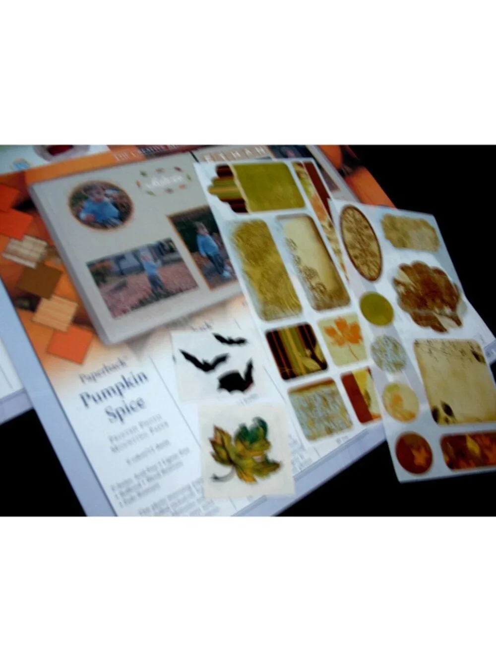Lot Paper Packs, Pumpkin Spice,Baby, Rainbow, Elegant 8